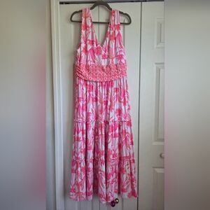 Lilly Pulitzer Pink Maxi Dress XL